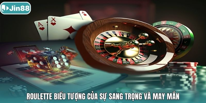 Roulette biểu tượng của sự sang trọng và may mắn.